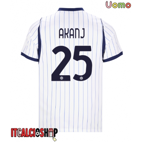 Inter Milan Manuel Akanji #25 Seconda Maglia 2026-27 Manica Corta